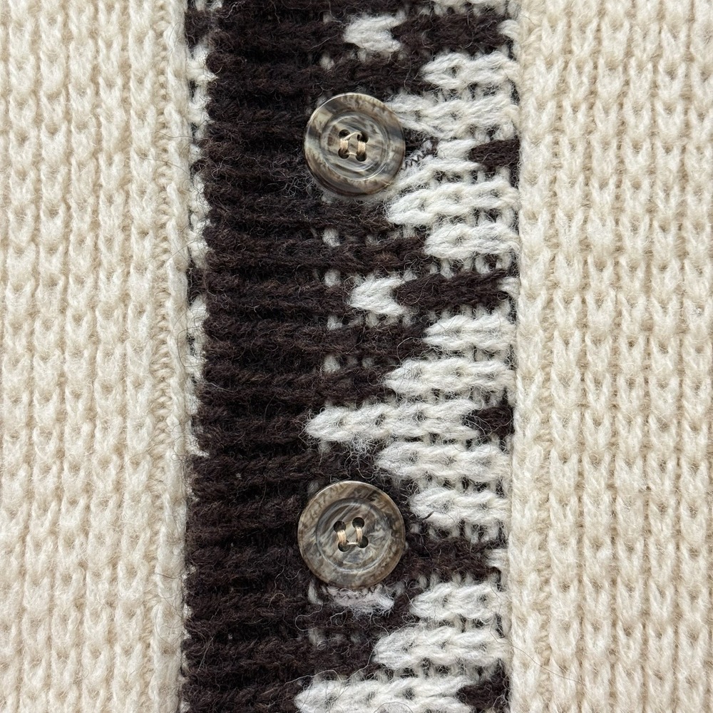 VTG 80S PENDLETON SHETLAND WOOL SHAWL COLLAR CARDIGAN USA MADE - Picture 3 of 11